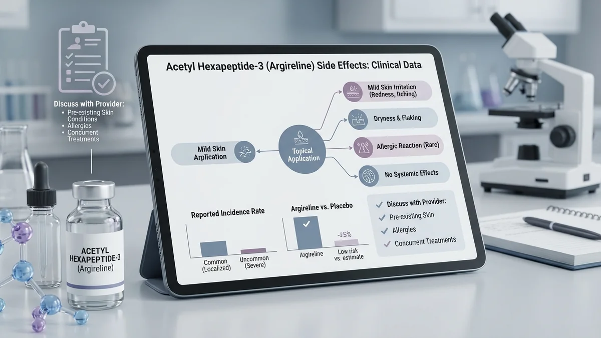 Acetyl Hexapeptide-3 (Argireline) Side Effects: What to Know Before Starting Treatment