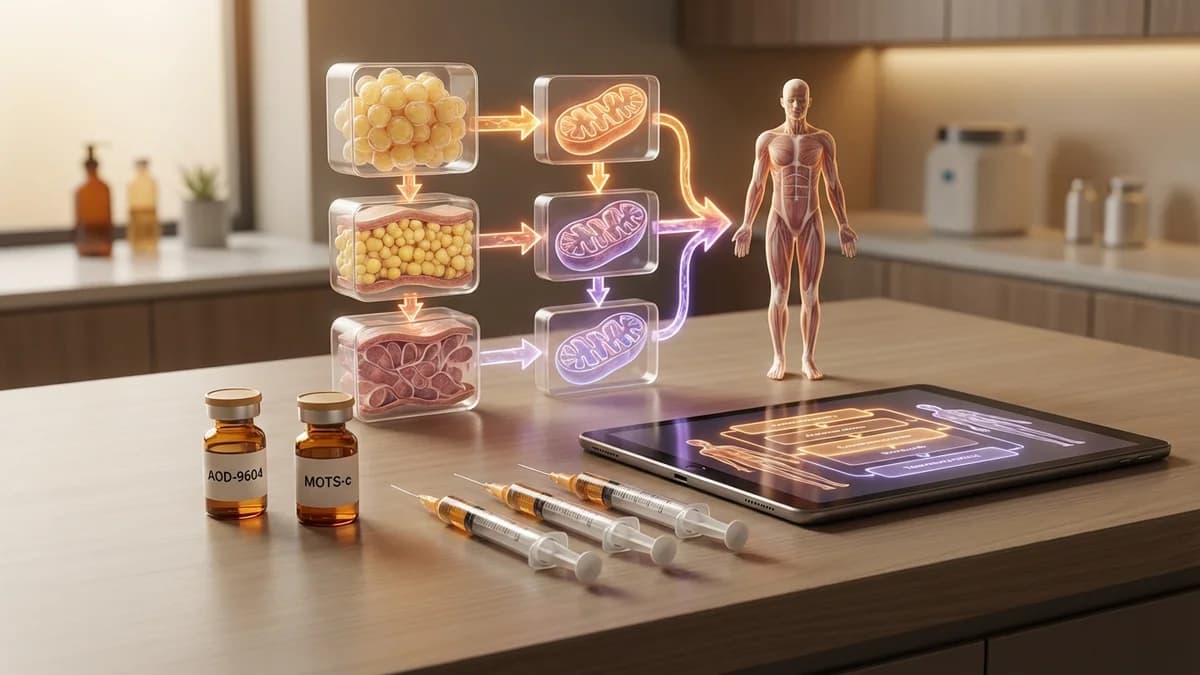 AOD-9604 + MOTS-c Fat Loss Stack: Does It Work? (2026)