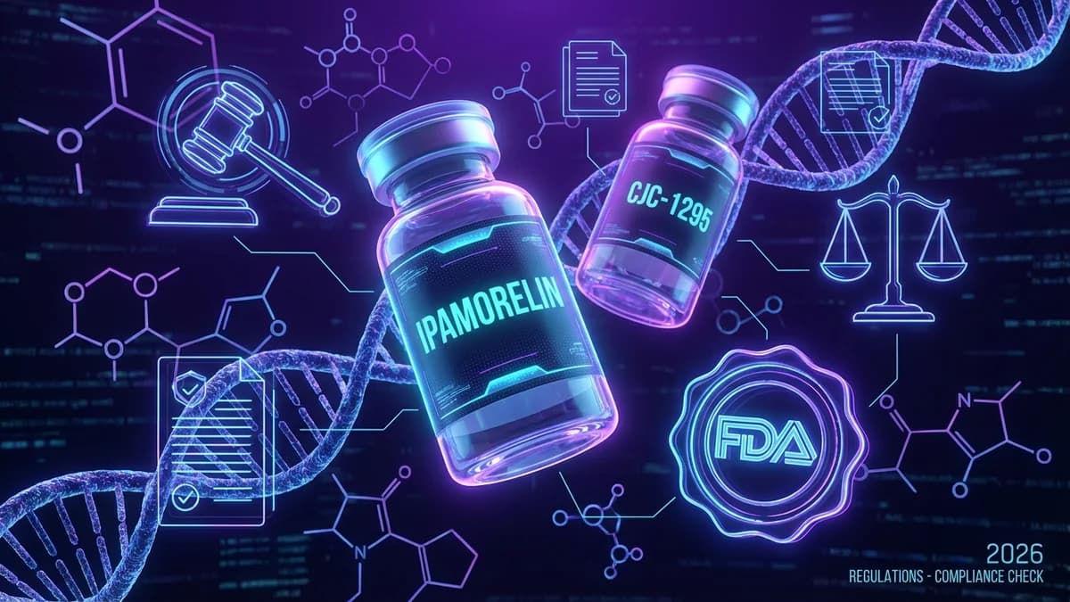 Is CJC-1295 / Ipamorelin Legal? FDA Status and Regulations Explained (2026)