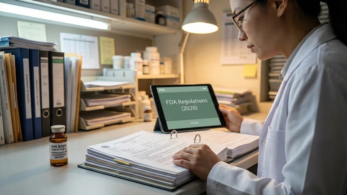 Is GHK Basic (Tripeptide-1) Legal? FDA Status and Regulations Explained (2026)