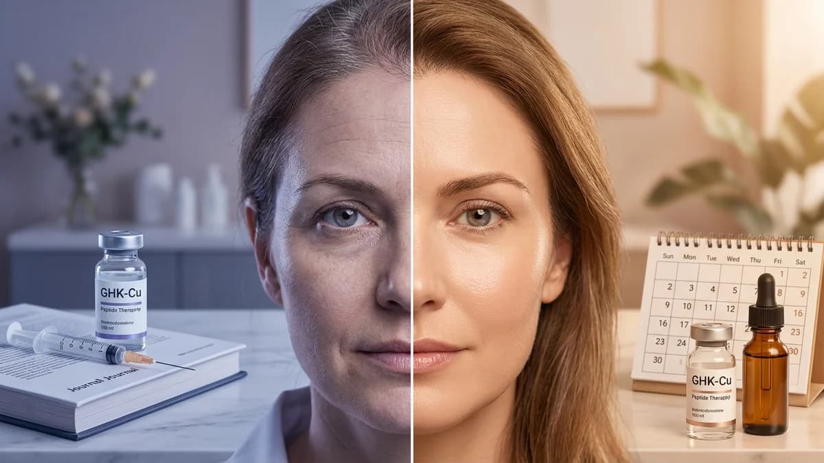 GHK-Cu (Copper Peptide) Results: What to Realistically Expect