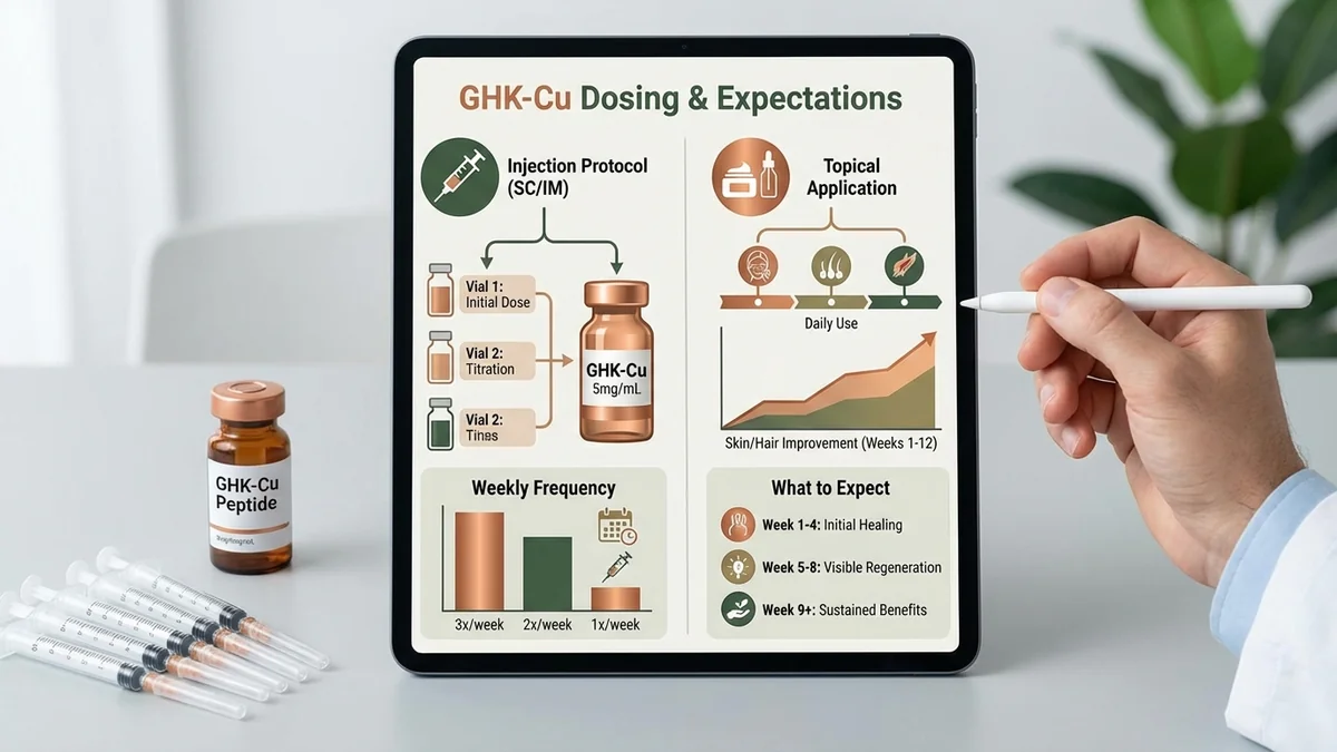 GHK-Cu Dosing: What Clinics Prescribe and What to Expect