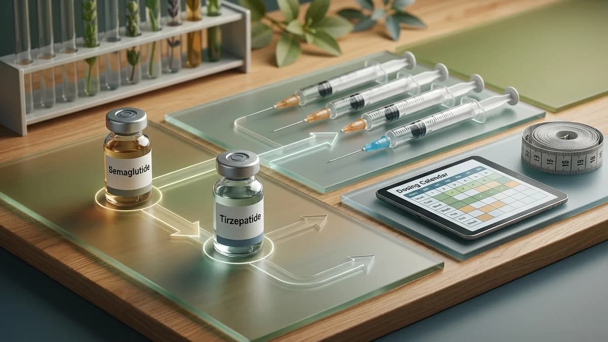 GLP-1 Weight Loss Peptide Protocol: Semaglutide & Tirzepatide Dosing Guide (2026)