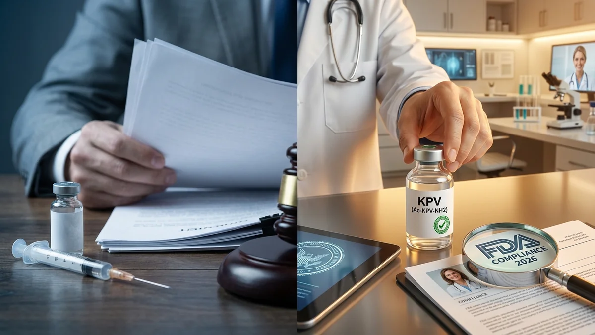 Is KPV (Ac-KPV-NH2) Legal? FDA Status and Regulations Explained (2026)