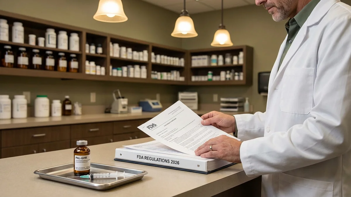 Is Pal-GHK (Palmitoyl Tripeptide-1) Legal? FDA Status and Regulations Explained (2026)