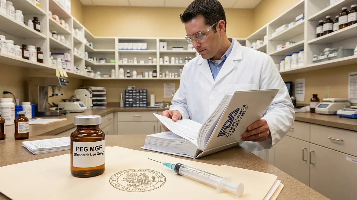 Is PEG MGF Legal? FDA Status and Regulations Explained (2026)
