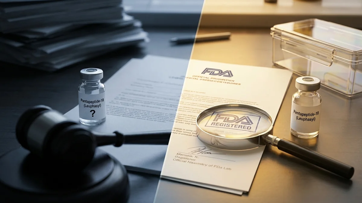 Is Pentapeptide-18 (Leuphasyl) Legal? FDA Status and Regulations Explained (2026)