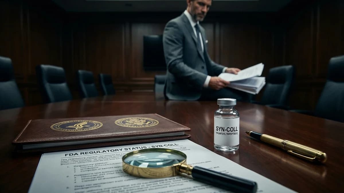 Is Syn-Coll (Palmitoyl Tripeptide-5) Legal? FDA Status and Regulations Explained (2026)