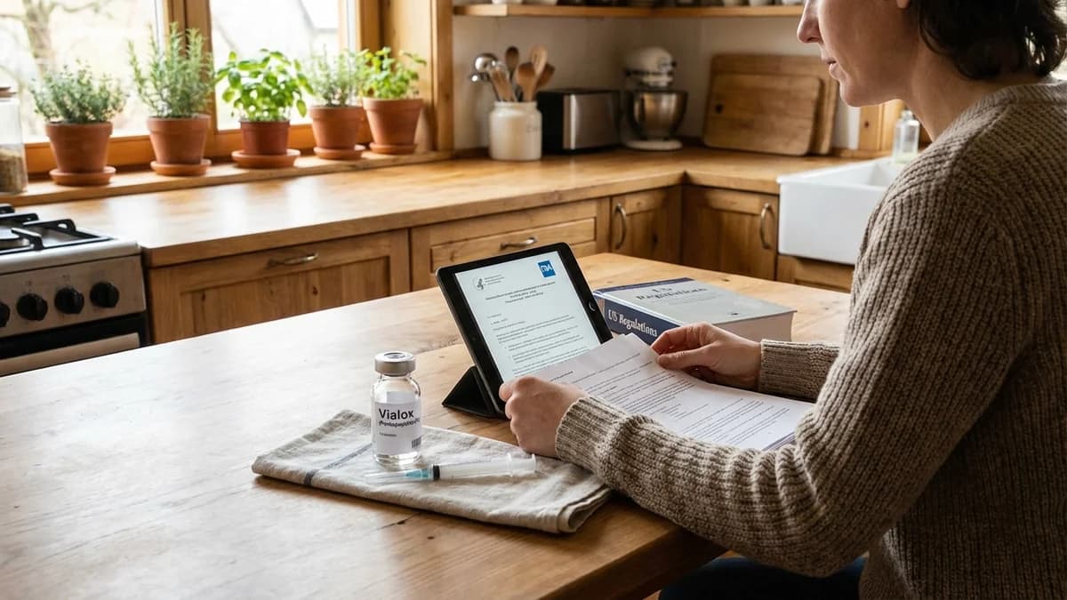 Is Vialox (Pentapeptide-3V) Legal? FDA Status and Regulations Explained (2026)